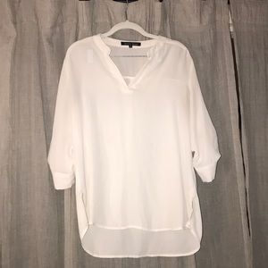 3/4 sleeve cream blouse!